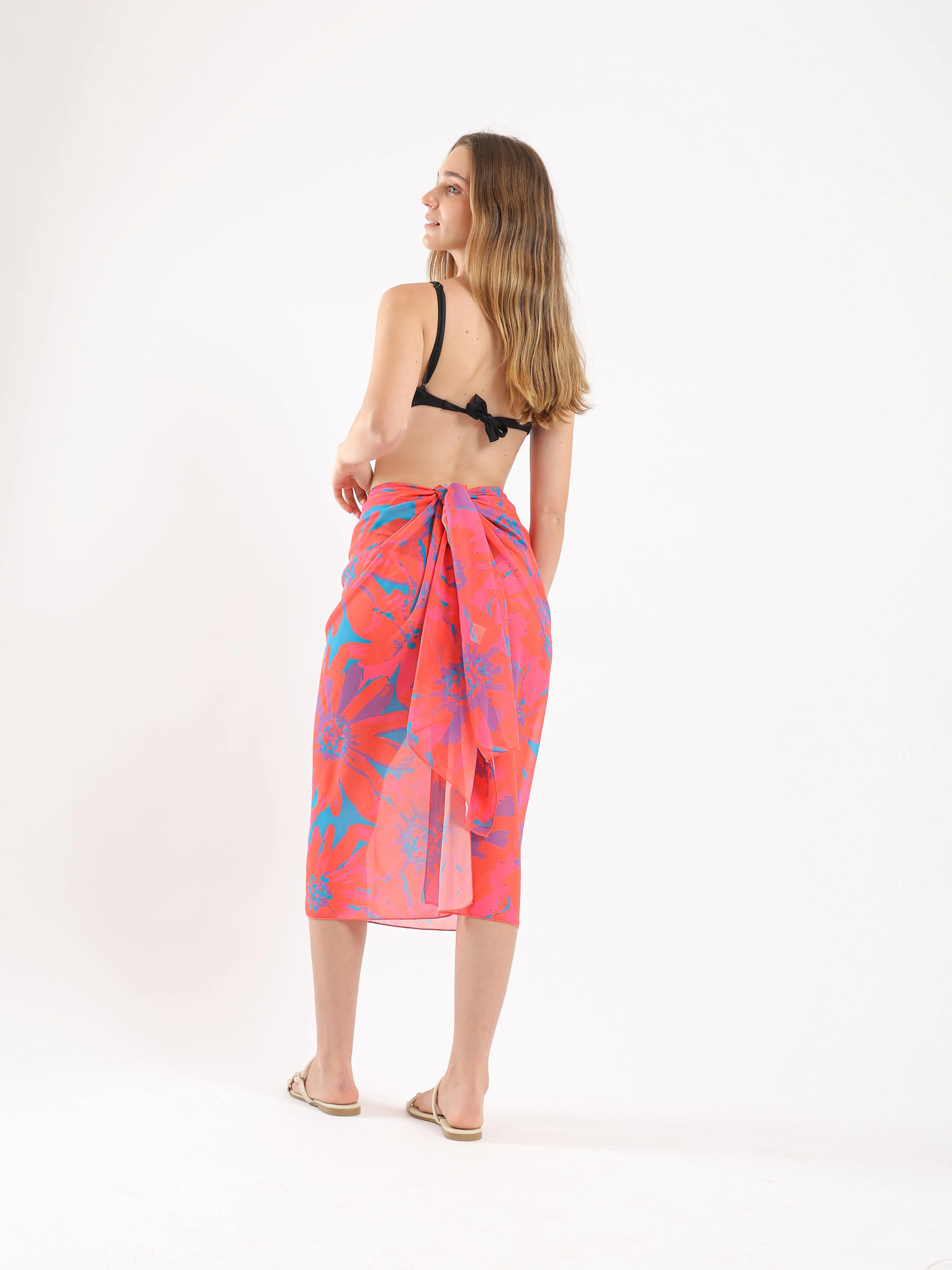 VIBRANT BLOOMS CONVERTIBLE SARONG