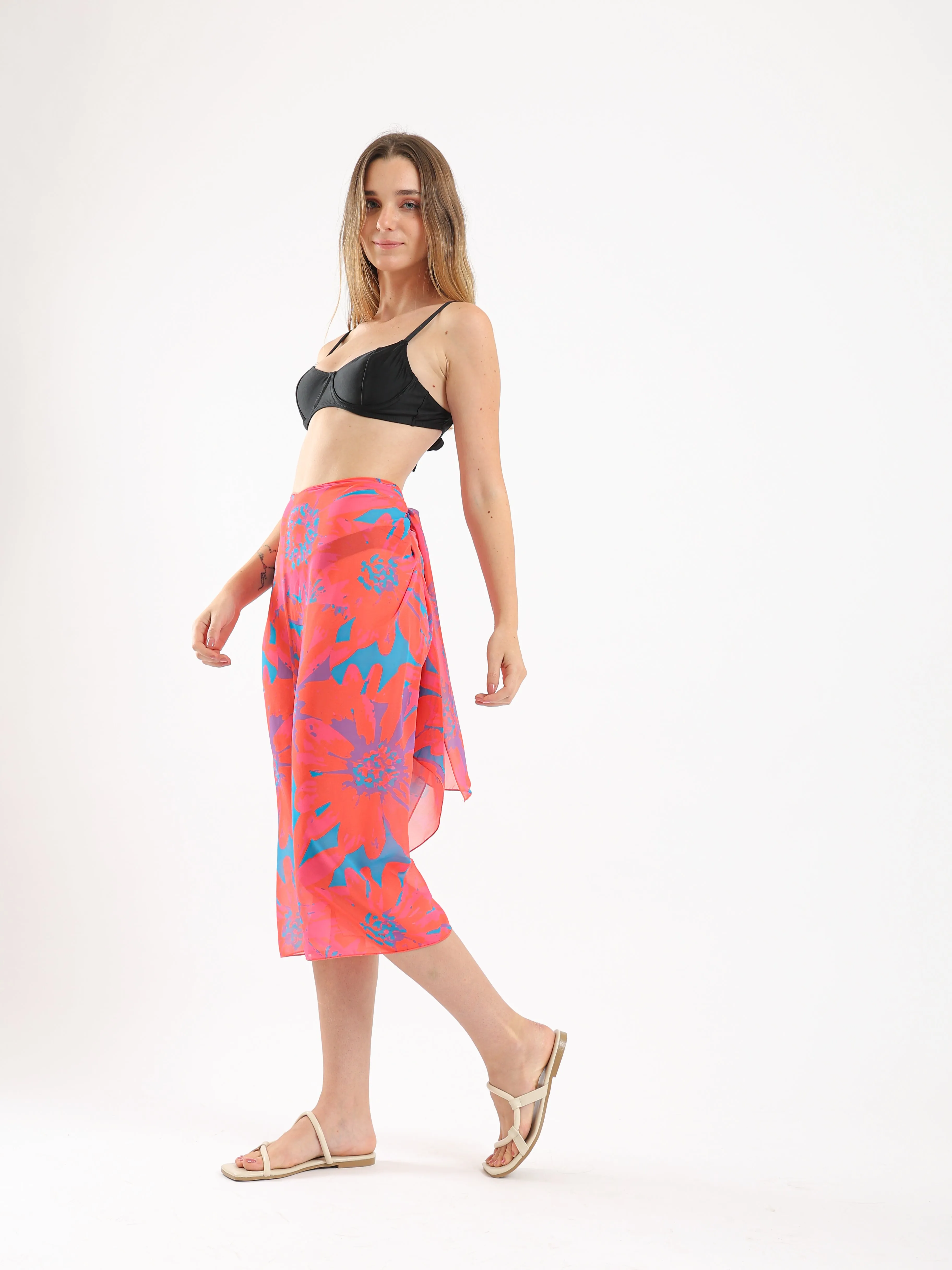 VIBRANT BLOOMS CONVERTIBLE SARONG