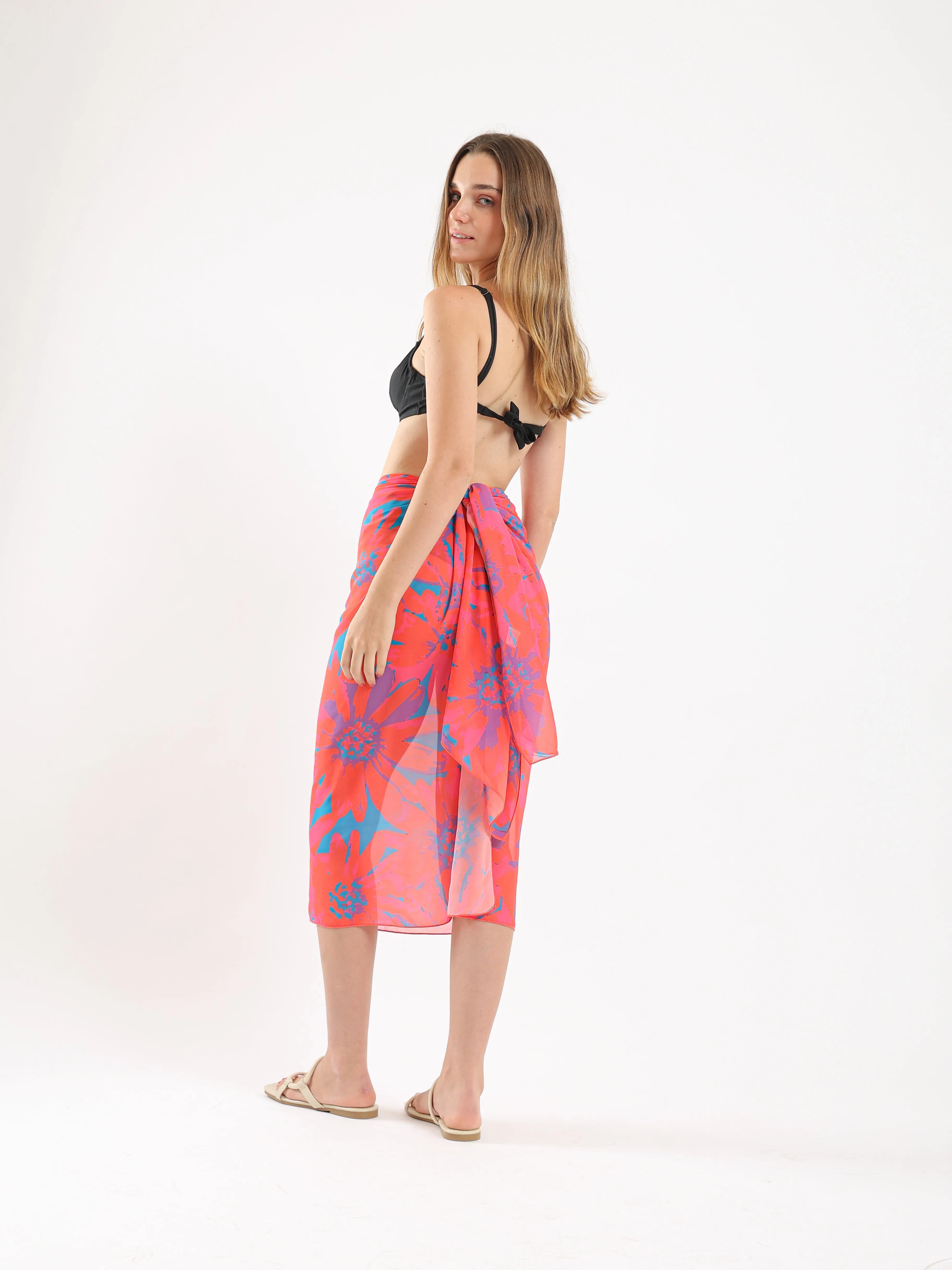 VIBRANT BLOOMS CONVERTIBLE SARONG