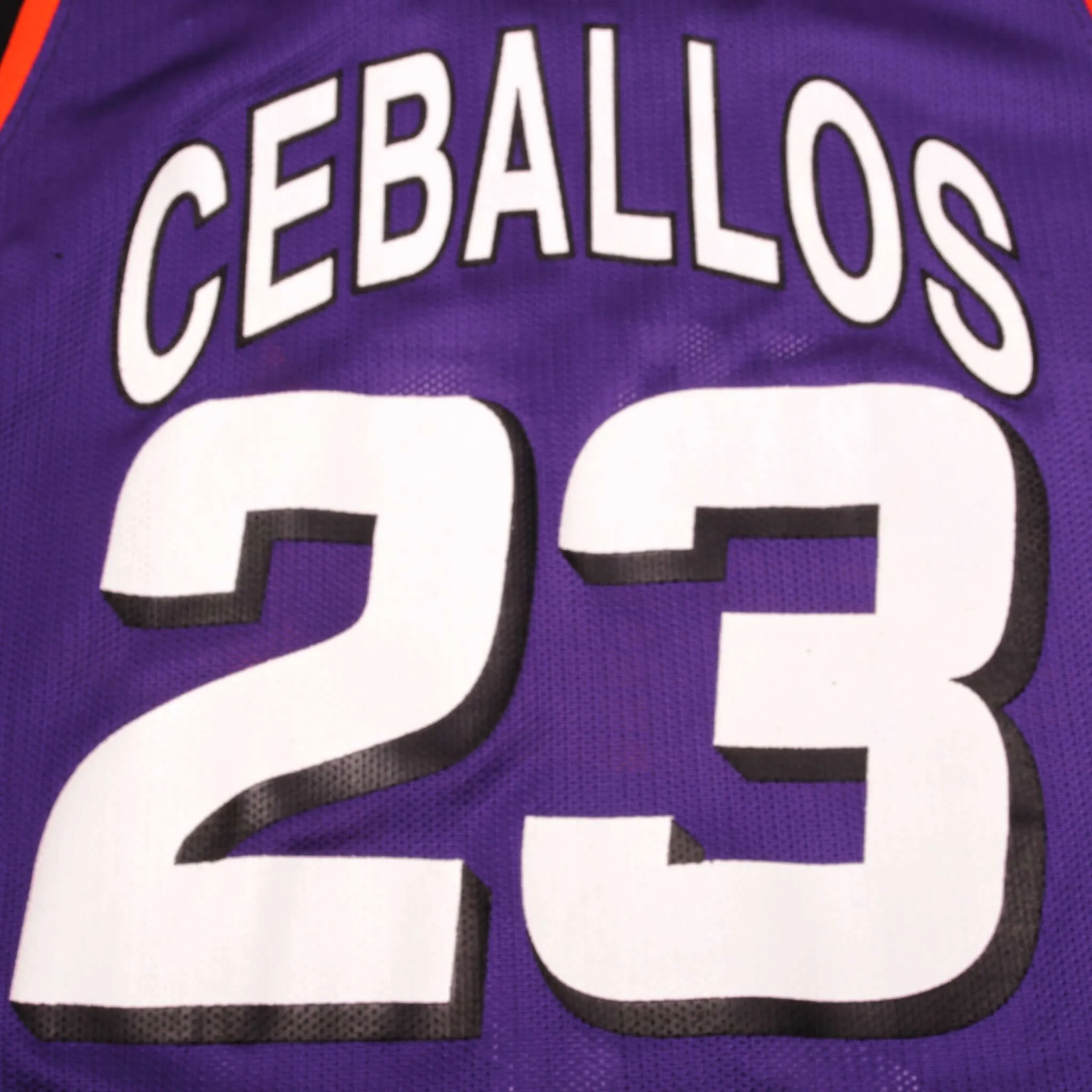 VINTAGE CHAMPION NBA PHOENIX SUNS CEBALLOS #23 JERSEY 1990-1994 SIZE 48 MADE IN USA