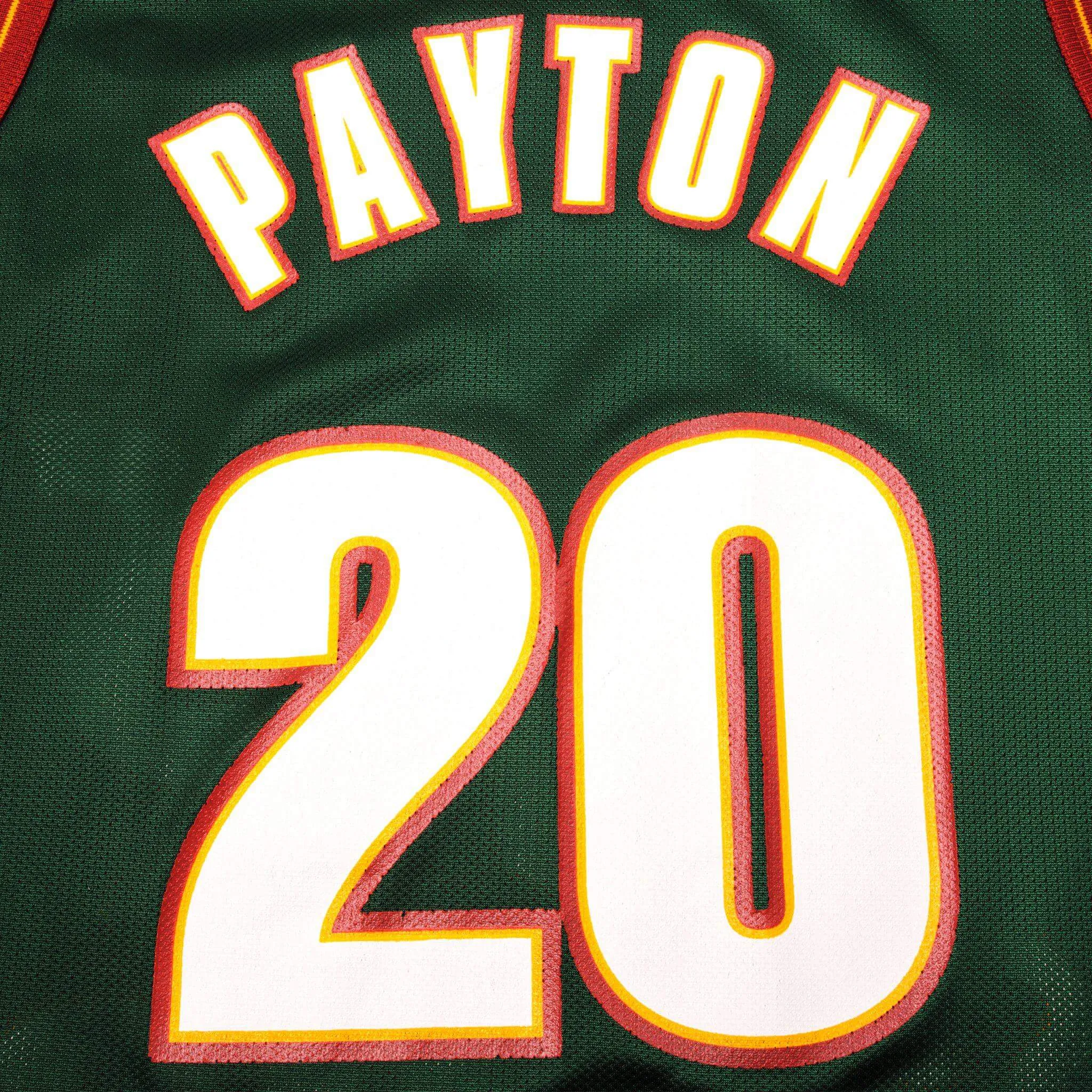 VINTAGE CHAMPION NBA SEATTLE SUPERSONICS PAYTON #20 JERSEY 1990s SIZE 48