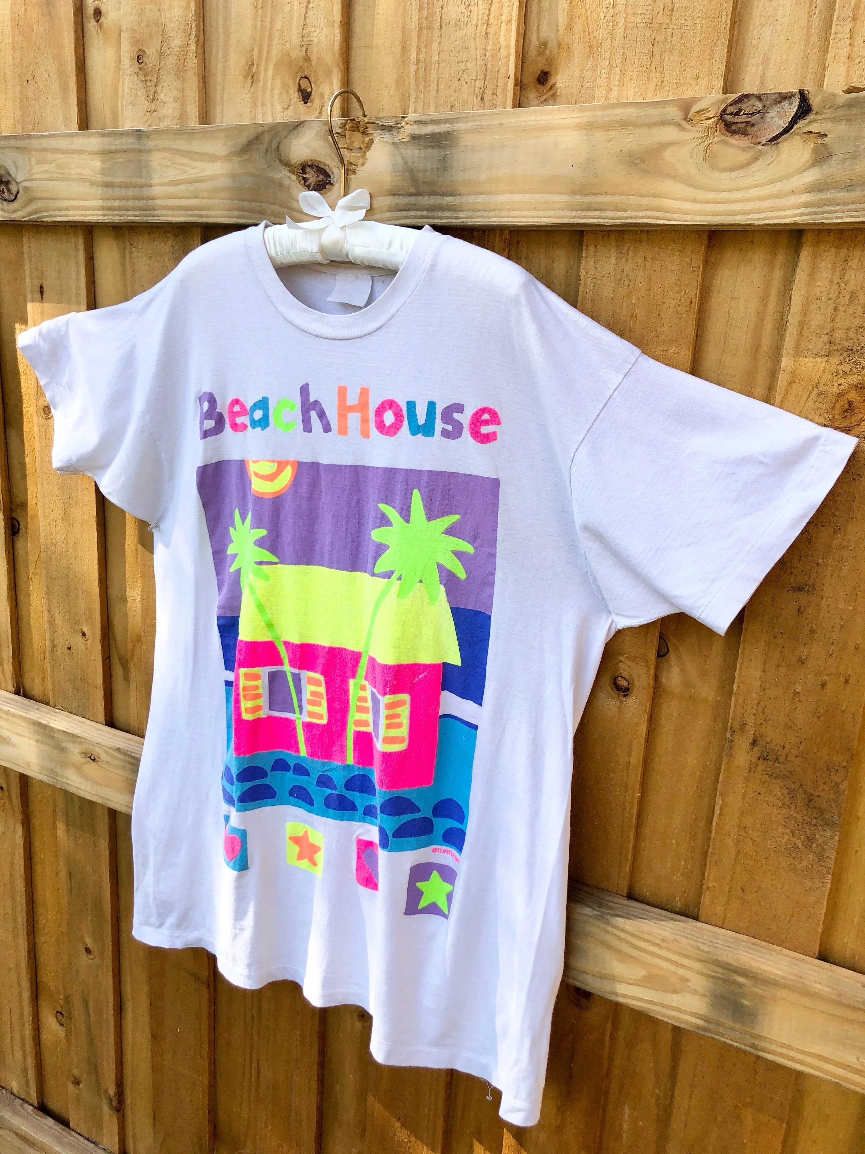 VINTAGE: Neon Beach House T-Shirt