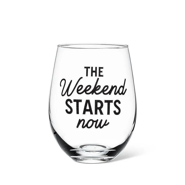 WEEKEND STEMLESS WINE GLASS