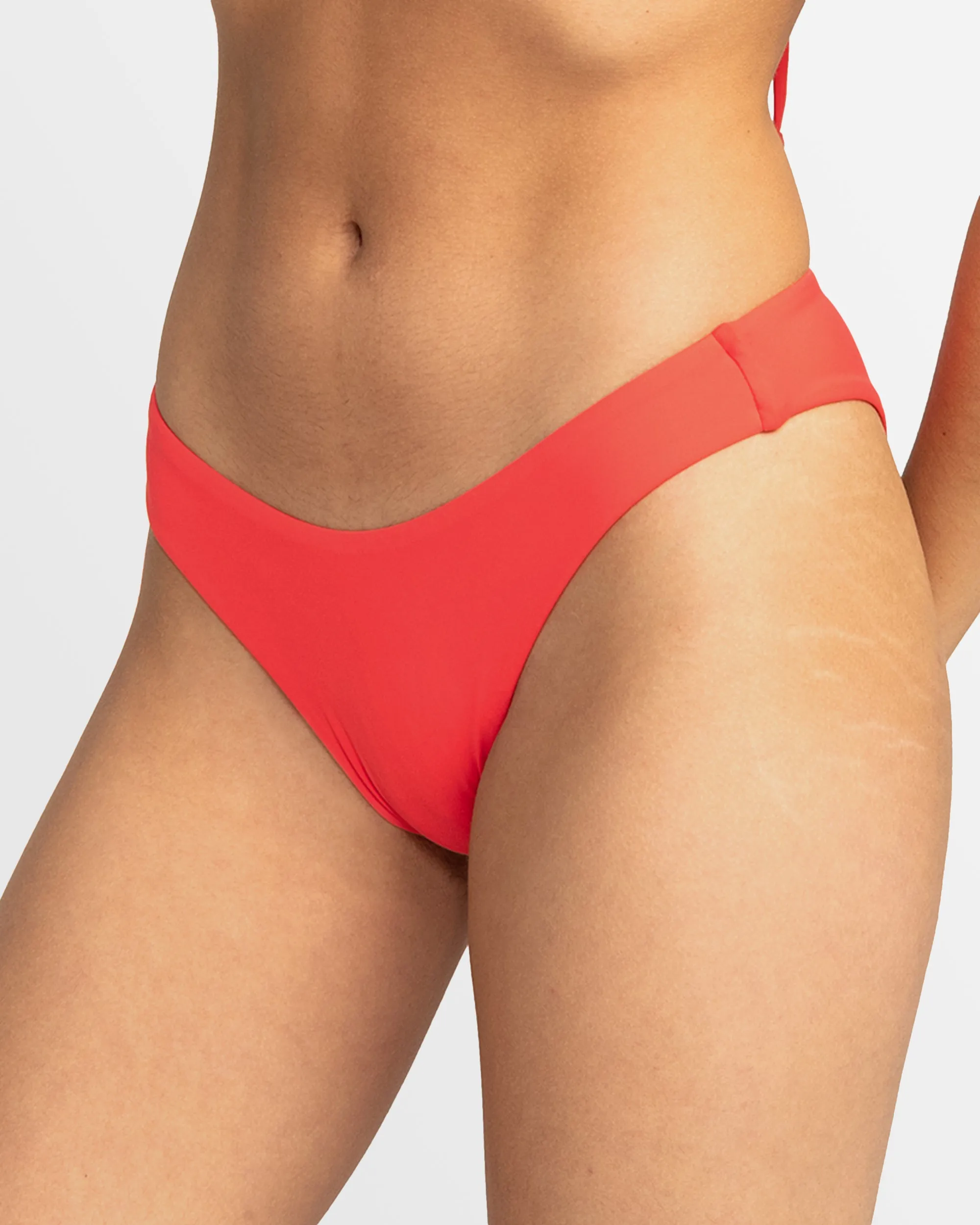 Womens Beach Classics High Leg Bikini Bottoms